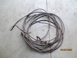 lot 71 image: 30 line of steel towing cable...