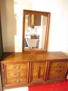lot 150 image: Vintage Bassett solid wood construc...