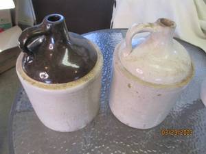 lot 229 image: Pair of (2) Stoneware Water Crock J...