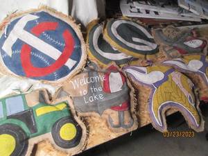 lot 19 image: Hand Crafted MN Twins, Green Bay Pa...
