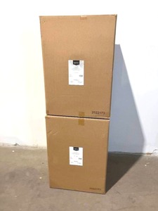 lot 10 image: Set of Four White Premium Plastic Curved Back Dining Chairs