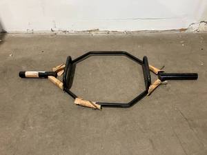 lot 16 image: HulkFit Olympic 2-Inch Hex Weight Lifting Trap Bar