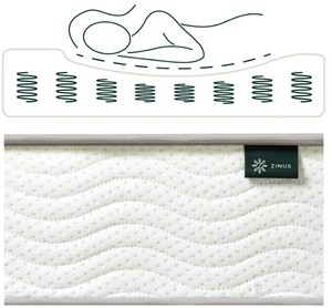 lot 25 image: Zinus 8 Inch Full Size Foam and Spring Mattress