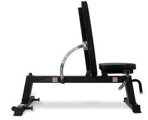 lot 28 image: CAP Black Barbell Deluxe Utility Weight Bench