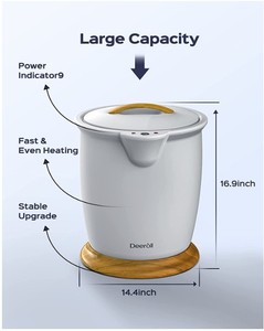 lot 87 image: Deeroll Luxury Extra Large Towel Warmer Bucket with Aromatherapy