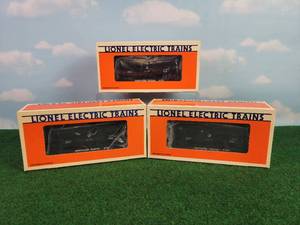 lot 508 image: (3) LIONEL O Scale Northern Pacific Ore Rail Cars