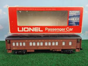 lot 516 image: LIONEL Pennsylvania Penn Square Illuminated O Scale Passenger Car w Box - Model 6-9513