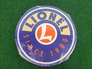 lot 545 image: New LIONEL Since 1900 Aluminum Sign - 11.5 Diameter