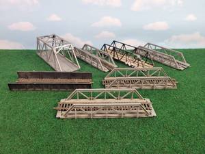 lot 660 image: (7) HO Scale Trestle Bridges