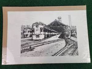lot 698 image: Milwaukee Road Signed Print by Artist John Cartwright