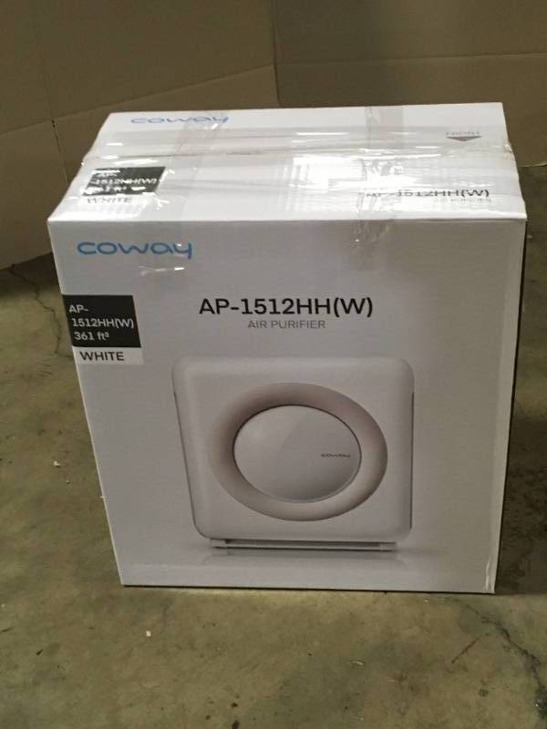 Coway Airmega AP-1512HH(W) Mighty True HEPA Air Purifier with 361 Sq. Ft.  Coverage 