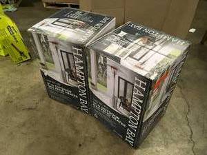 Hampton Bay  48000 BTU Stainless Steel Patio Heater Lot of 2 Customer returns Review all pictures