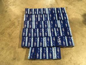 Lot of Boxes of Uvex� Flex Seal� Safety Goggles Review all pictures