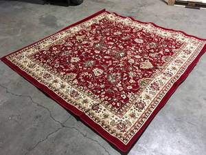 Concord Global Trading  Jewel Collection Marash Red Rectangle Indoor AREA Rug  Customer returns Review all pictures