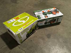 Lot of assorted mowers customer returns review pictures