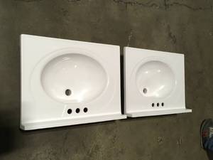 Newport Blanco 25X19en Fajilla (Customer returns Review all pictures) Sinks
