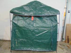 Bravindew Storage Tent Bike Storage shed 74  W x 37.8  D x 74.8  H