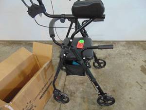 ELENKER Upright Rollator Walker Green MT-8151