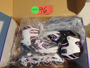 Nattork Adjustable Inline Skates Girls Inline Skates for Kids with Full Light up Wheels