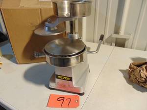 Vevor Hamburger Patty Maker Stainless Steel