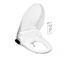 Smartbidet SB-1000WE Electric Bidet Toilet Seat for Elongated Toilets White