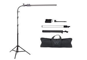 LED Photography Light Dimmable Bi-Color Video Studio Lighting Camera Light Kit with Stand Bag
