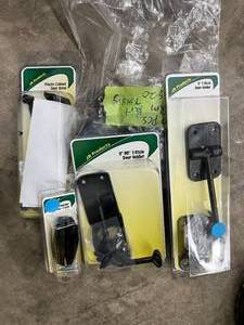 lot 10 image: SMALL BOX ASSORTED CAMPER DOOR ITEMS
