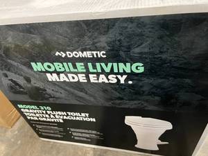 lot 29 image: DOMETIC GRAVITY FLUSH TOILET