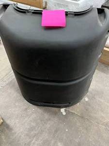 lot 65 image: PROPANE TANK COVER, BLACK PLASTIC