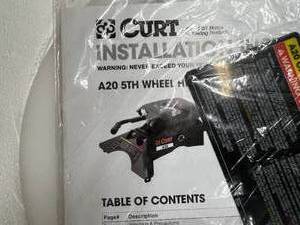 lot 69 image: CURT A20 5TH WHEEL HEAD, NEW