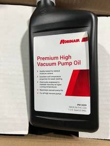 lot 100 image: ROBINAR PREMIUM HIGH VACUUM PUMP OIL