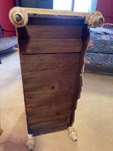 lot 77 image: Vintage Painted Lane Cedar Chest