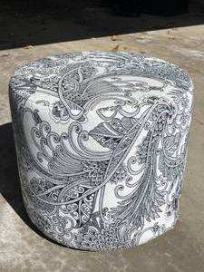 lot 179 image: Sunbrella Ottoman and Two Matching Pillows
