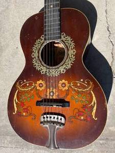 lot 194 image: Vintage Stella Guitar