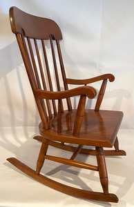 lot 80 image: Vintage Childrens Rocking Chair