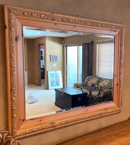 lot 242 image: Wonderful Wooden Framed Mirror