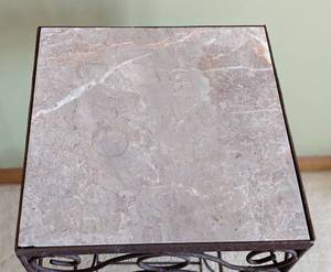 lot 36 image: Tile Topped Metal Plant Stand