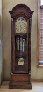 lot 40 image: Howard Miller 58th Anniversary Grandfather Clock