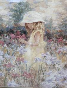 lot 258 image: Large Framed Natures Child Print by Harrison Rucker
