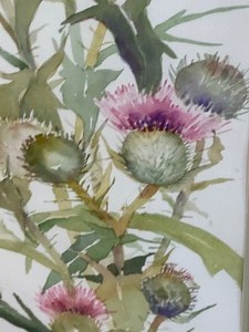 lot 162 image: Beautiful Framed Watercolor Painting by Pat Beaubien