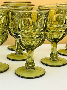 lot 175 image: Set of Nine Vintage Fostoria Argus Goblets