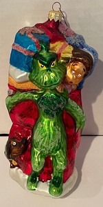 lot 311 image: Three Christopher Radko Ornaments including Christopher Radko Wubbulous World of Dr. Suess Ornament