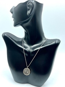 lot 218 image: Sterling Silver Necklace and Pendant by Satya