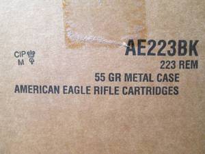Unopened case of 1000 Federal 55 gr...