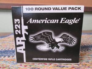 100 rounds of American Eagle 223 re...