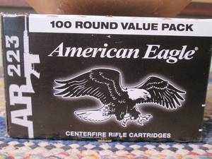 100 rounds of American Eagle 223 re...