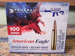 100 Rounds of American Eagle 223 re...