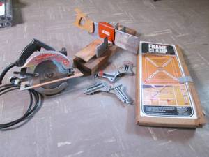 Miter saw and clamps...