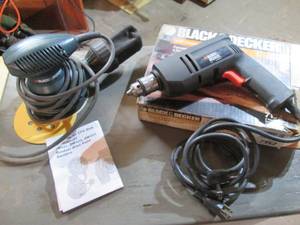 Black n Decker drill and sander...