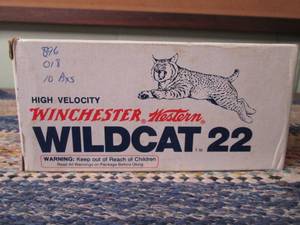 Winchester Wildcat 22 ammo, 500 rou...